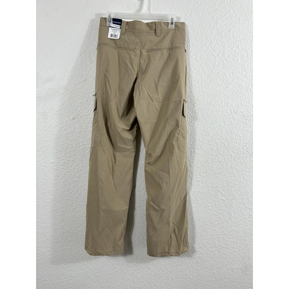 Propper Pants Mens 28x30 Khaki Summerweight Tactical Ripstop Quick Dry UPF 50‎